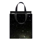 Dark Universe Galaxy Outer Space Print Insulated Lunch Tote
