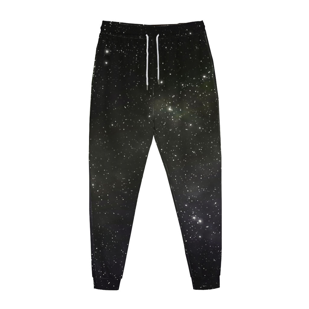 Dark Universe Galaxy Outer Space Print Jogger Pants