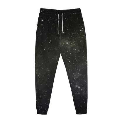 Dark Universe Galaxy Outer Space Print Jogger Pants