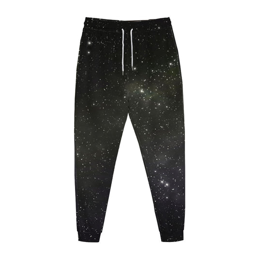 Dark Universe Galaxy Outer Space Print Jogger Pants
