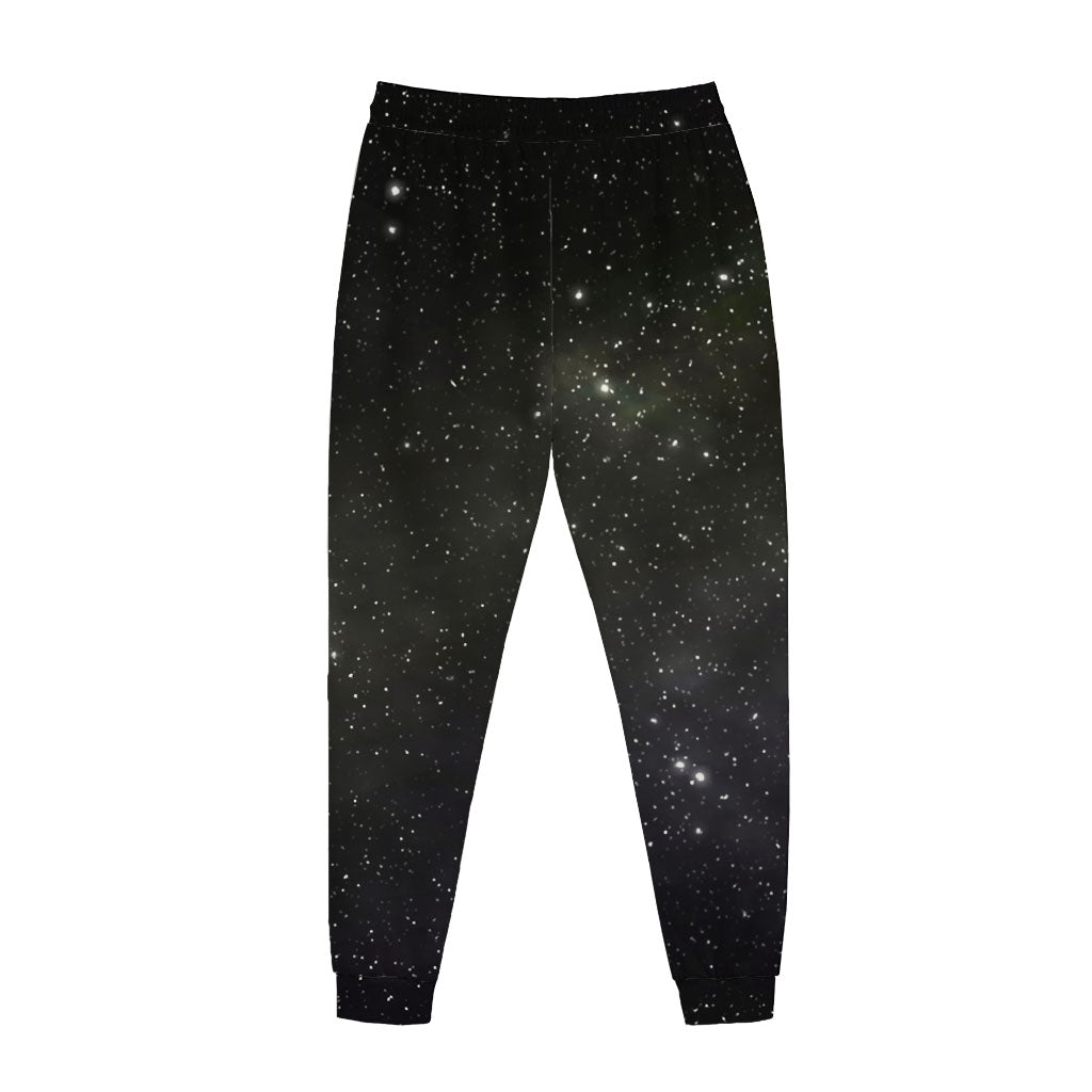 Dark Universe Galaxy Outer Space Print Jogger Pants