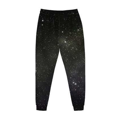 Dark Universe Galaxy Outer Space Print Jogger Pants