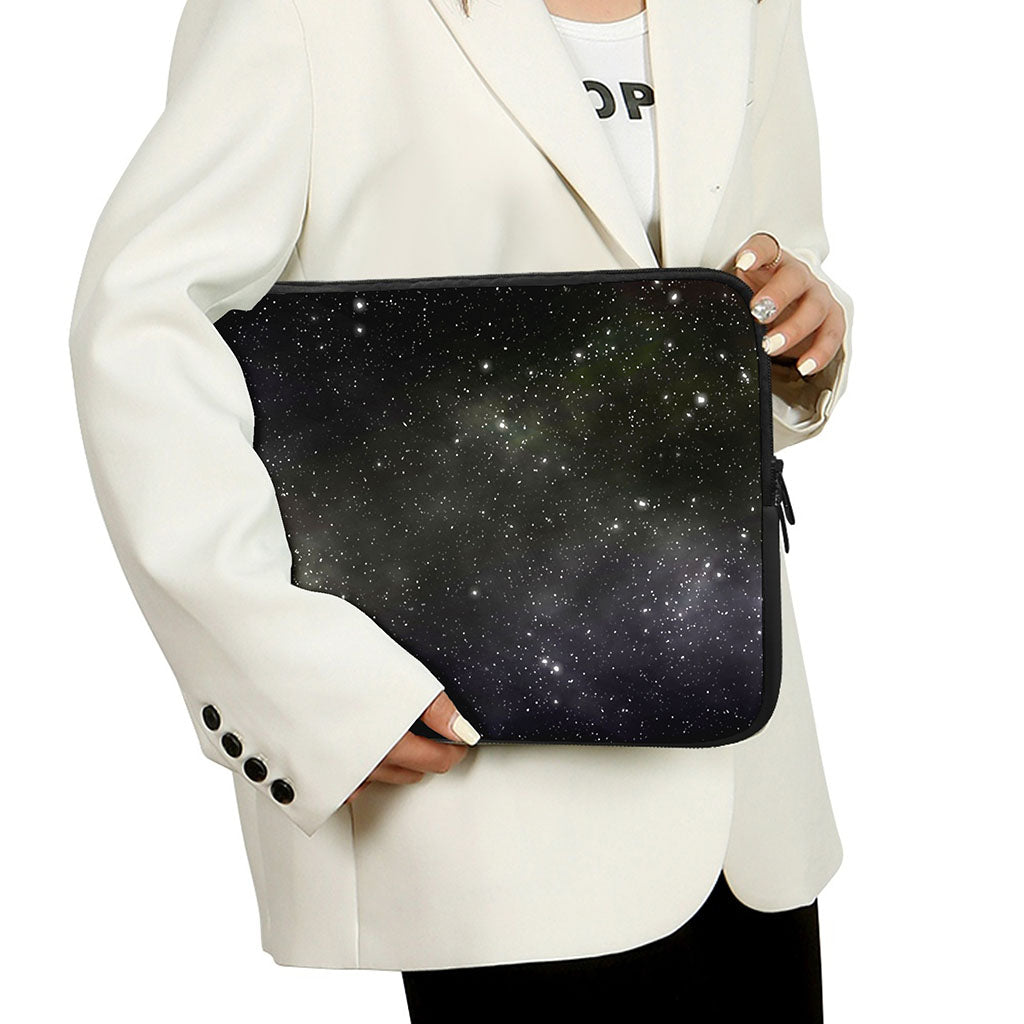 Dark Universe Galaxy Outer Space Print Laptop Sleeve