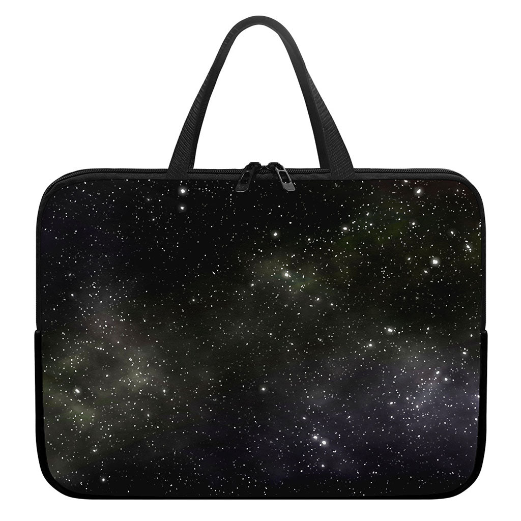Dark Universe Galaxy Outer Space Print Laptop Sleeve With Handle