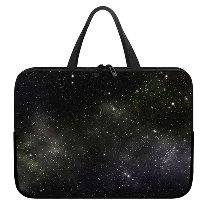 Dark Universe Galaxy Outer Space Print Laptop Sleeve With Handle