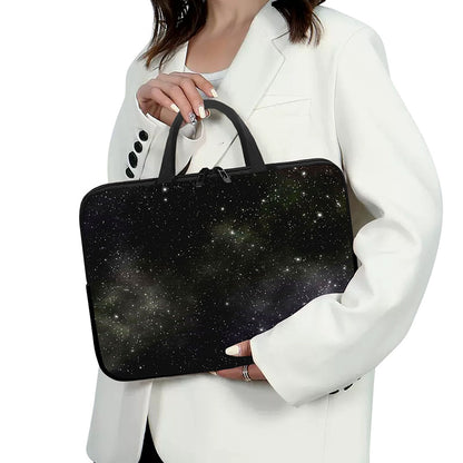 Dark Universe Galaxy Outer Space Print Laptop Sleeve With Handle