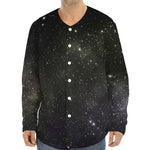 Dark Universe Galaxy Outer Space Print Long Sleeve Baseball Jersey