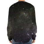 Dark Universe Galaxy Outer Space Print Long Sleeve Baseball Jersey