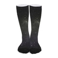 Dark Universe Galaxy Outer Space Print Long Socks
