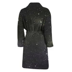 Dark Universe Galaxy Outer Space Print Men's Bathrobe