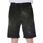 Dark Universe Galaxy Outer Space Print Men's Beach Shorts