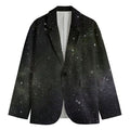 Dark Universe Galaxy Outer Space Print Men's Blazer