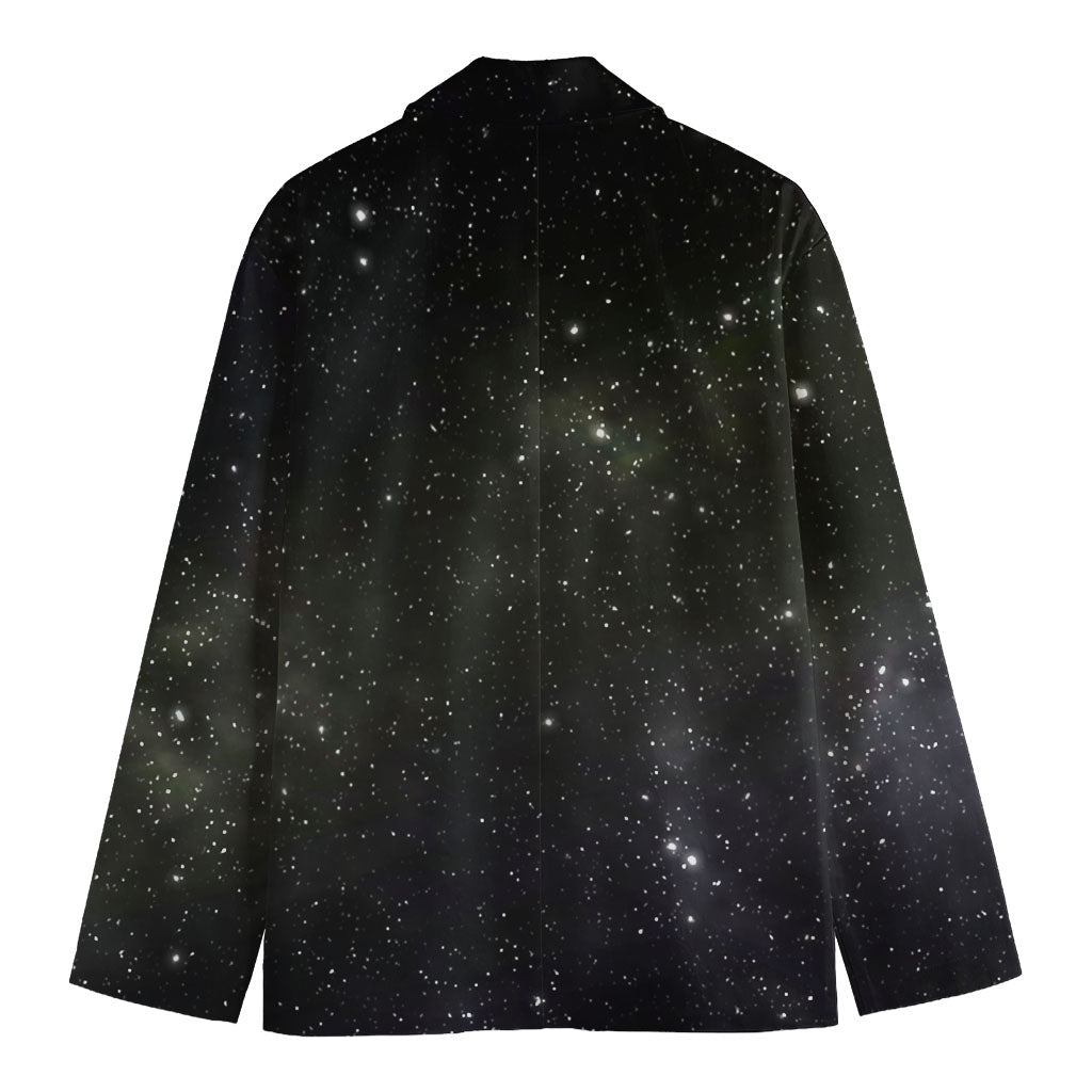 Dark Universe Galaxy Outer Space Print Men's Blazer