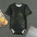 Dark Universe Galaxy Outer Space Print Men's Bodysuit