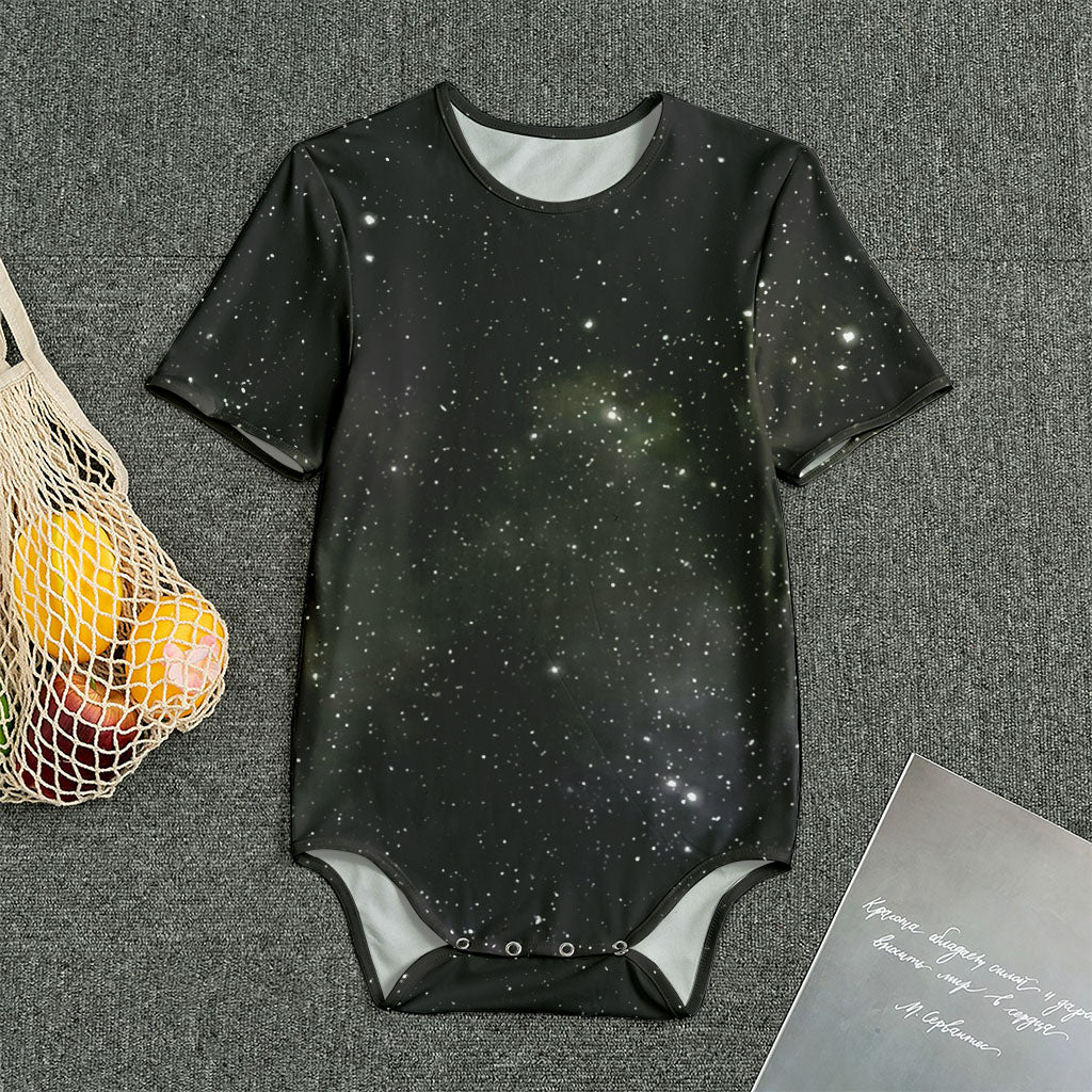 Dark Universe Galaxy Outer Space Print Men's Bodysuit