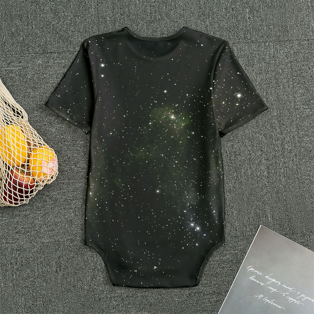 Dark Universe Galaxy Outer Space Print Men's Bodysuit