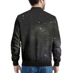 Dark Universe Galaxy Outer Space Print Men's Bomber Jacket