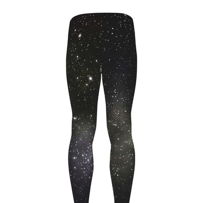 Dark Universe Galaxy Outer Space Print Men's leggings