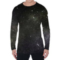 Dark Universe Galaxy Outer Space Print Men's Long Sleeve T-Shirt