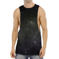 Dark Universe Galaxy Outer Space Print Men's Muscle Tank Top