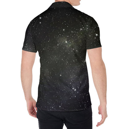 Dark Universe Galaxy Outer Space Print Men's Shirt