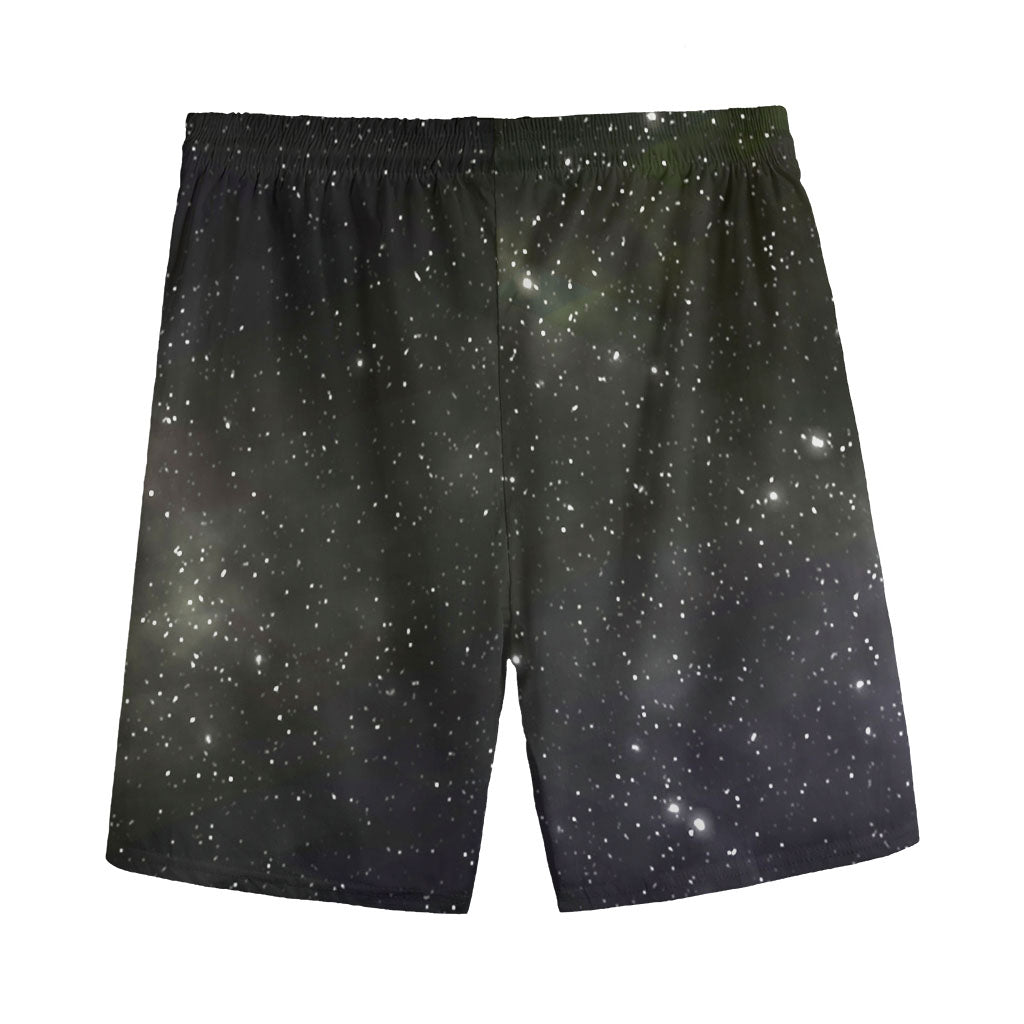Dark Universe Galaxy Outer Space Print Men's Sports Shorts