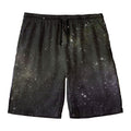 Dark Universe Galaxy Outer Space Print Men's Swim Trunks