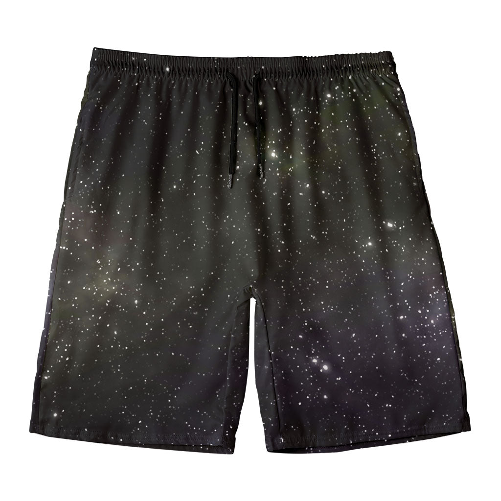 Dark Universe Galaxy Outer Space Print Men's Swim Trunks