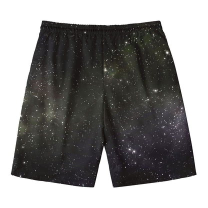 Dark Universe Galaxy Outer Space Print Men's Swim Trunks