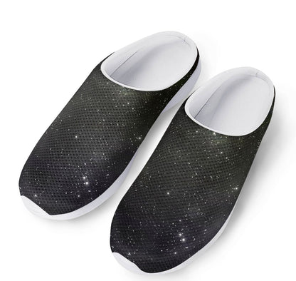 Dark Universe Galaxy Outer Space Print Mesh Casual Shoes
