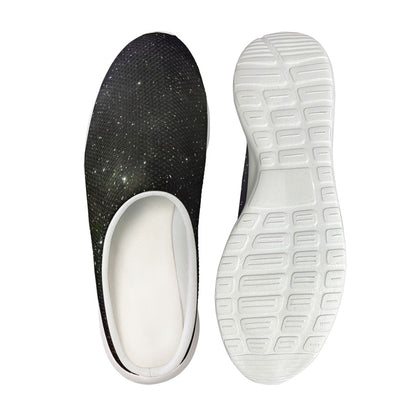 Dark Universe Galaxy Outer Space Print Mesh Casual Shoes