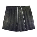 Dark Universe Galaxy Outer Space Print Mesh Shorts