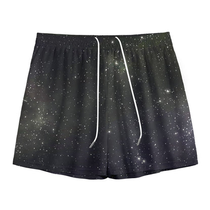 Dark Universe Galaxy Outer Space Print Mesh Shorts