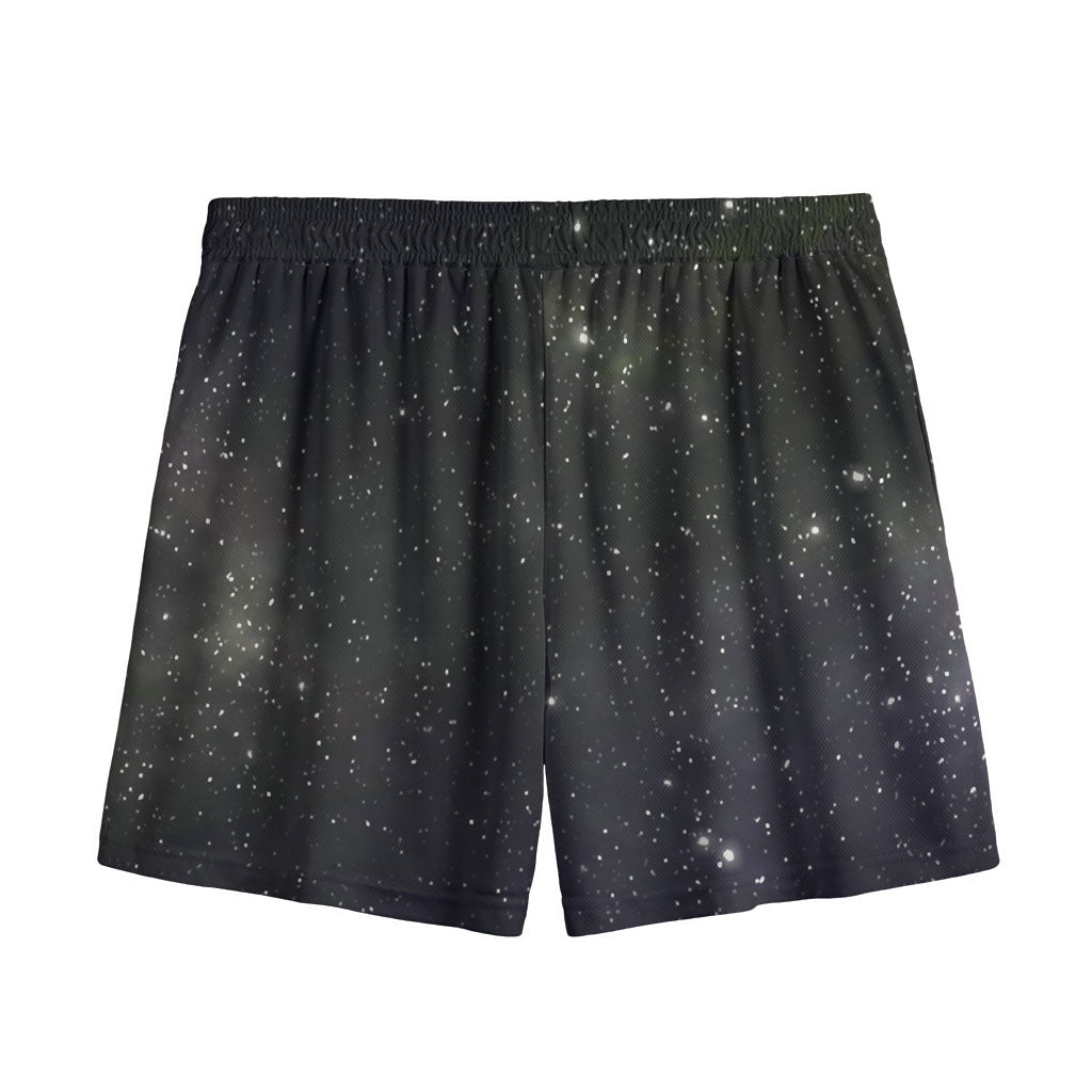Dark Universe Galaxy Outer Space Print Mesh Shorts