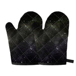 Dark Universe Galaxy Outer Space Print Oven Mitts