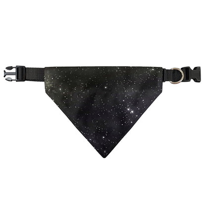 Dark Universe Galaxy Outer Space Print Over The Collar Dog Bandana