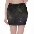 Dark Universe Galaxy Outer Space Print Pencil Mini Skirt