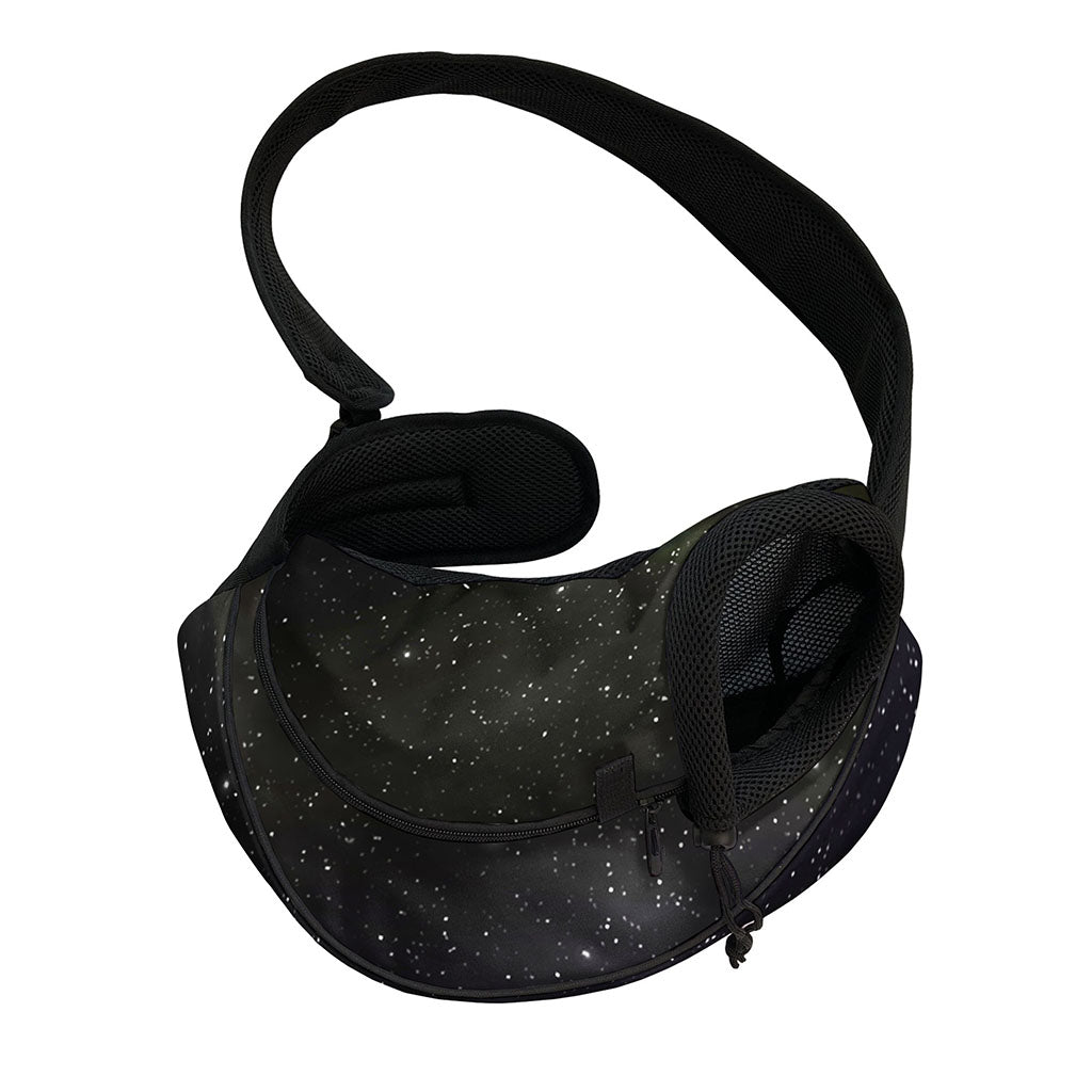 Dark Universe Galaxy Outer Space Print Pet Sling Carrier