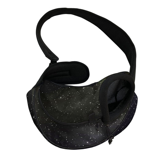 Dark Universe Galaxy Outer Space Print Pet Sling Carrier