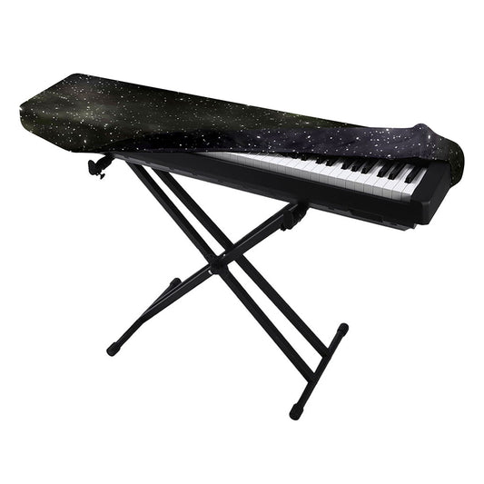 Dark Universe Galaxy Outer Space Print Piano Keyboard Cover