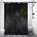 Dark Universe Galaxy Outer Space Print Premium Shower Curtain