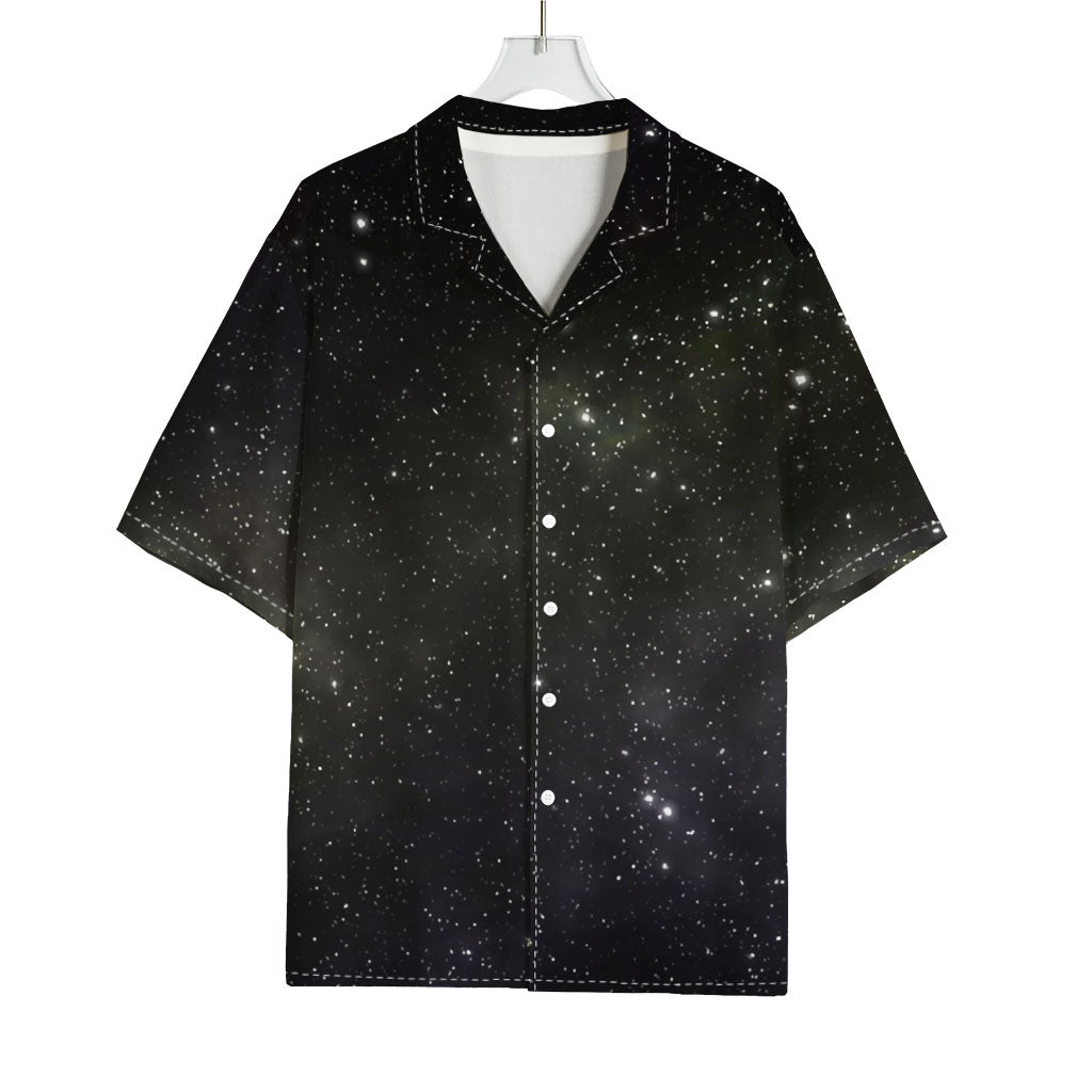 Dark Universe Galaxy Outer Space Print Rayon Hawaiian Shirt