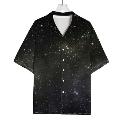 Dark Universe Galaxy Outer Space Print Rayon Hawaiian Shirt