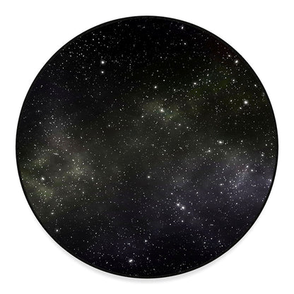 Dark Universe Galaxy Outer Space Print Round Floor Mat