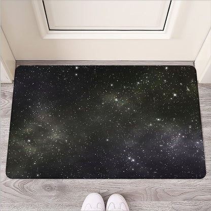 Dark Universe Galaxy Outer Space Print Rubber Doormat