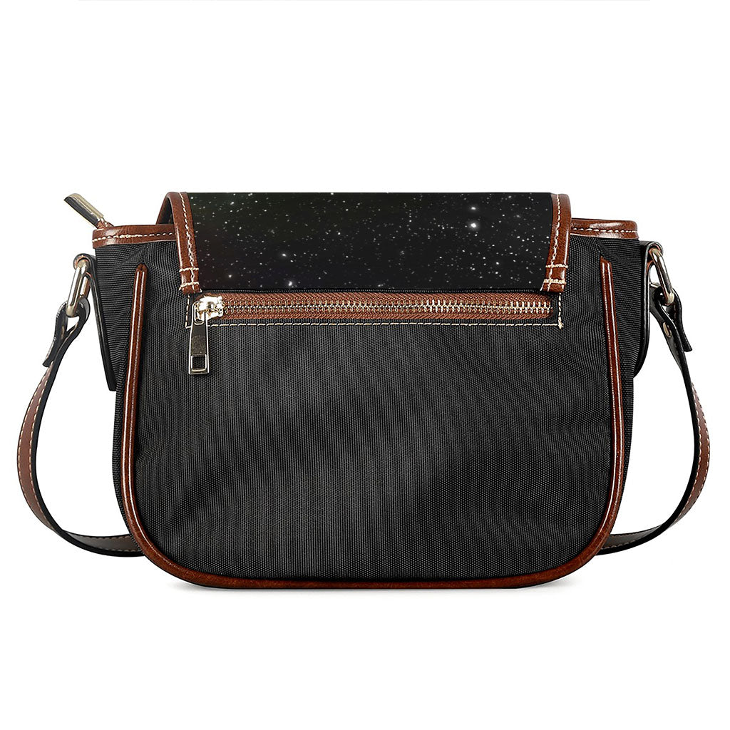 Dark Universe Galaxy Outer Space Print Saddle Bag