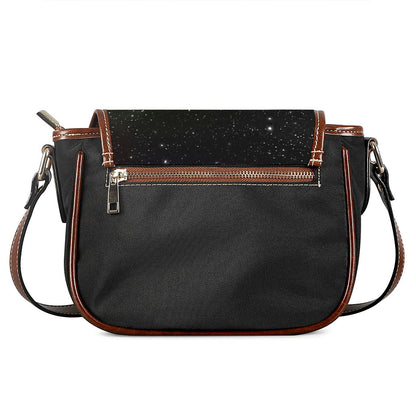 Dark Universe Galaxy Outer Space Print Saddle Bag