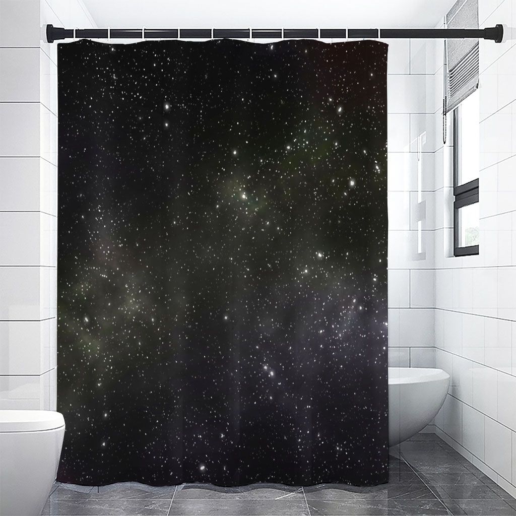 Dark Universe Galaxy Outer Space Print Shower Curtain
