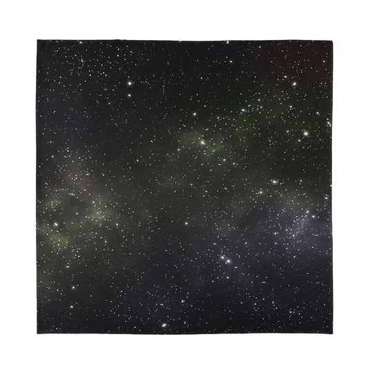 Dark Universe Galaxy Outer Space Print Silk Bandana