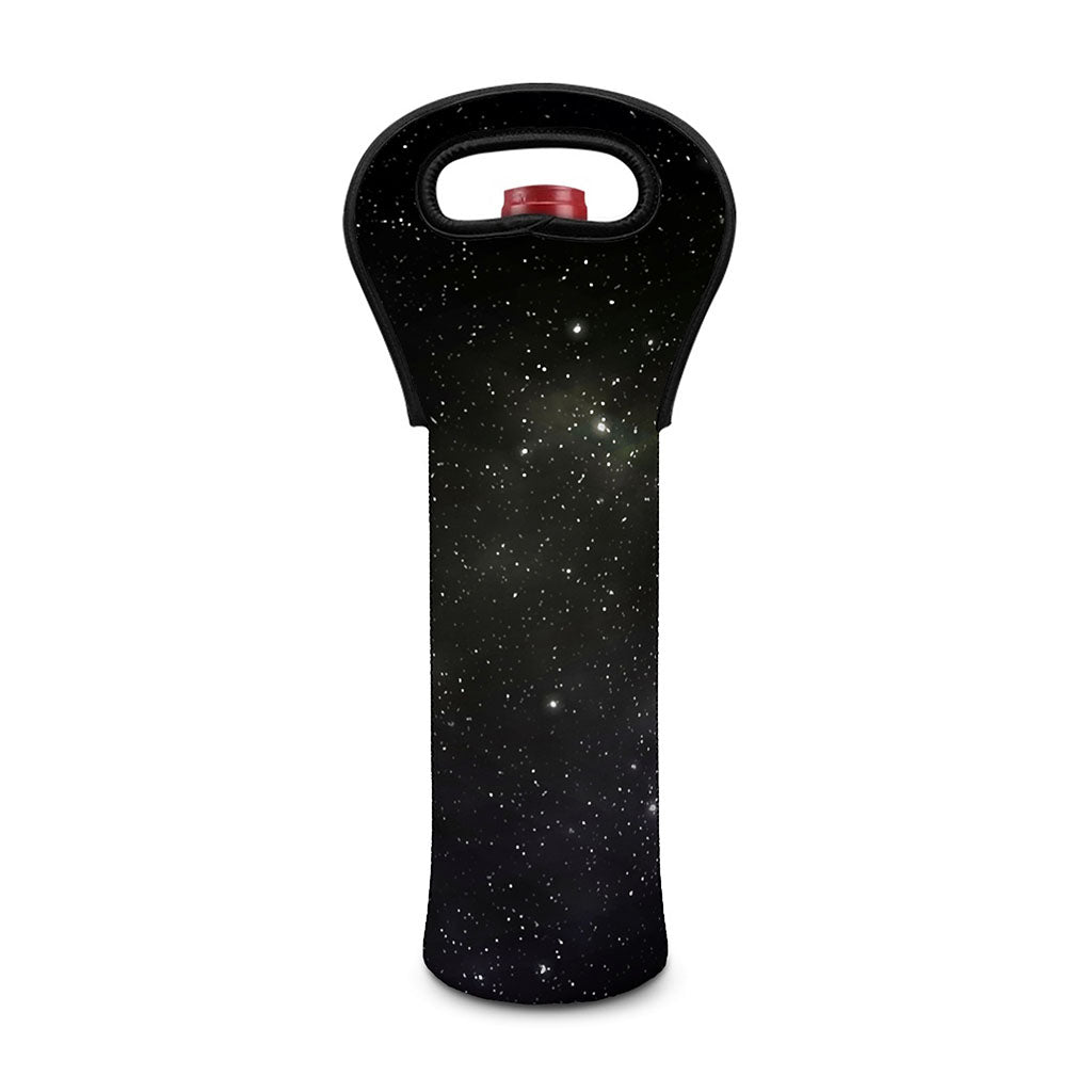 Dark Universe Galaxy Outer Space Print Single Neoprene Wine Tote